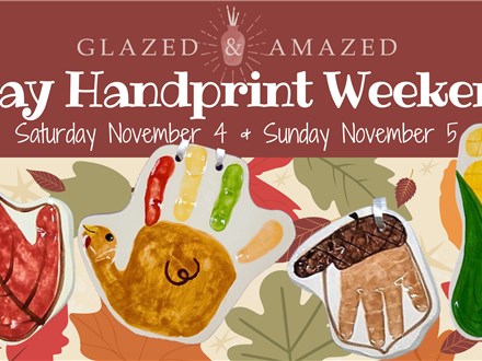 Clay Handprint Weekend! November 2023