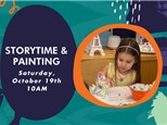 Storytime & Painting: Pumpkin Day, Pumpkin Night, Saturday, October 19 at 10am