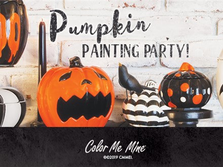  Pumpkin Painting Party, Saturday 9/21 