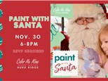 Paint with Santa: Sunday, Nov. 30th, 6:00-8:00pm