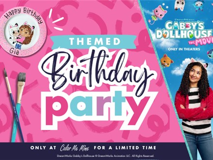 "Gabby's Dollhouse" Kids Birthday Party (available for parties in September-October)