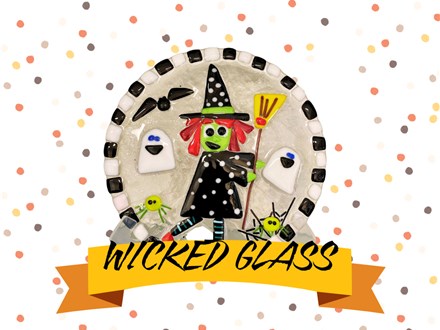 Fused Glass Class Halloween Witch 