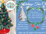 Vintage Tree Painting Class Nov 10th 2023