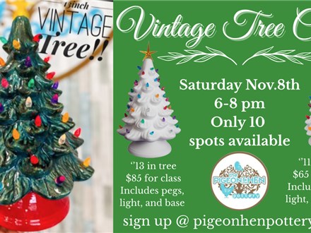 Vintage Tree Painting Class Nov 8th 2025