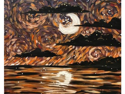 Van Gogh Harvest Moon