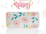 Hello Spring Plate - March 5th - $10