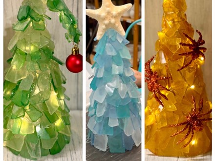 Light Up Sea Glass Tree Workshop, Tuesday, October 15, 6-8PM