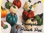 Pumpkin Pinch Pot Class $30 (Adult BYOW)