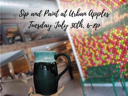 Sip and Paint at URBAN APPLES