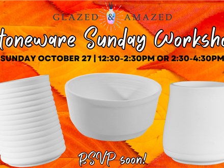 Stoneware Sunday Workshop! September 2024 Session 2