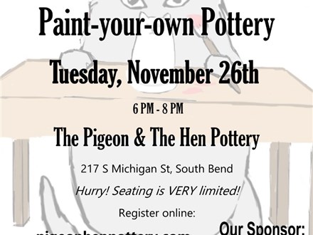 Meow Mission Fundraiser @ The Pigeon & The Hen Pottery