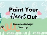 Paint Your Heart Out Party - 1.5 hours - Open studio