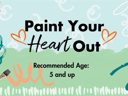 Paint Your Heart Out Party - 1.5 hours - Open studio