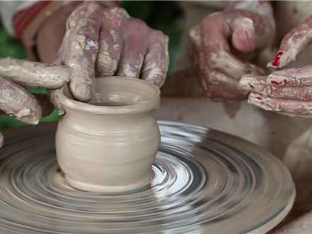 Evening Pottery Wheel Lessons-Saturday-Limited Offering!