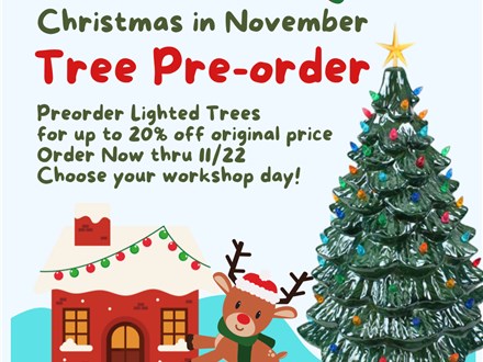 Christmas in November Lighted Tree Preorder Christmas in November Lighted Tree Preorder
