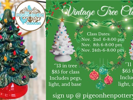 Vintage Tree Painting Class November 2nd 2024