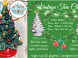 Vintage Tree Painting Class November 2nd 2024