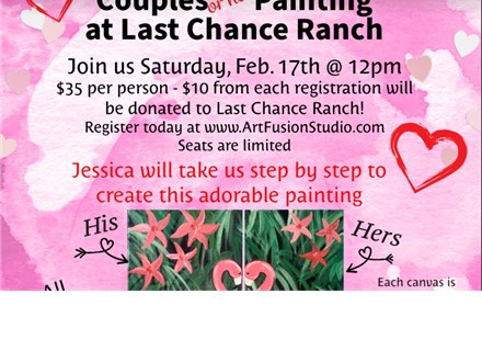 CANCELLED Last Chance Ranch Fundraiser Painting Saturday Feb. 17th 12-2pm