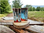 You Had Me at Merlot - Pumpkins and Aspens - Fused Glass - saturday Aug 23th - $54