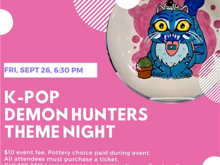 K-Pop Demon Hunters Theme Night-Friday, September 26, 6:30 pm