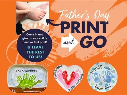 Father's Day Print & Go!  Thursday,  June 6th 11am-7pm