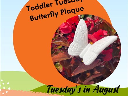 Toddler Tuesday August - Butterfly Plaque