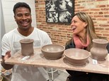 COUPLES POTTERY WHEEL CLASS [Beginner Level] - (1 session)