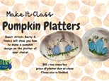 Make It Class Pumpkin Platters
