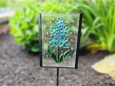 Fused Glass Garden Stake, Friday, July 5, 6:30 pm
