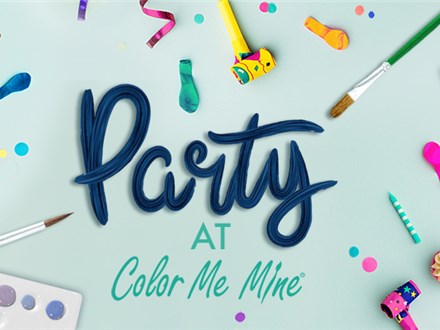 Pottery Party at Color Me Mine