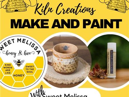 Lip Balm and Bee Mug Class at KILN CREATIONS