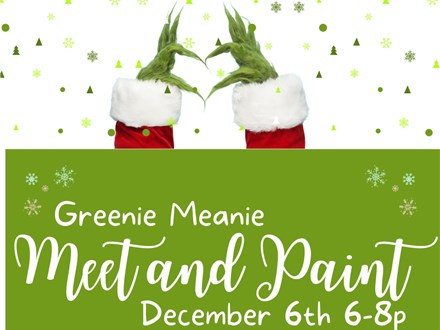 Greenie Meanie Meet and Paint at KILN CREATIONS