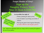 Naughty Pottery Night at COOL CATZ POTTERY STUDIO