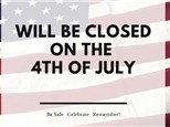 Closed July 4