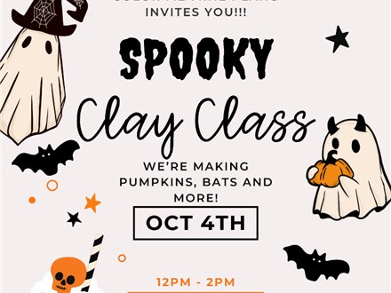 Adult  Halloween Clay Workshop