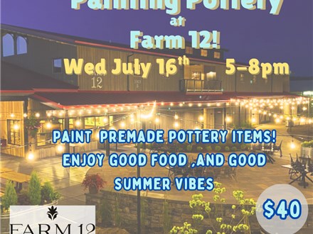 Painting Pottery at Farm 12