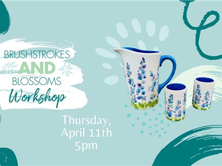 BRUSH STROKES AND BLOSSOMS Workshop - April 2024
