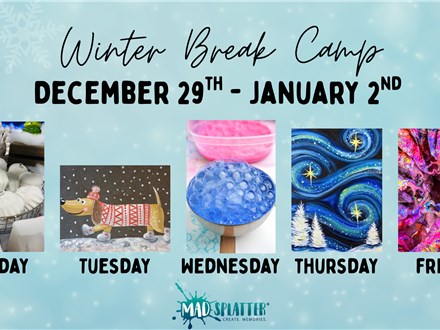 Winter Break Camp - December 29th-January 2nd - FULL WEEK