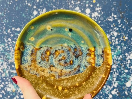 Stoneware Salad/desert Plate Class Mar 13 - $35