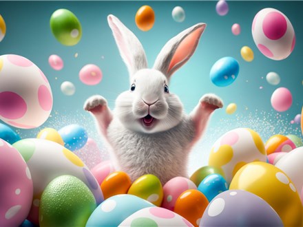 Easter Bunny Fun - Sun,  April 13th 2025  2pm-4pm