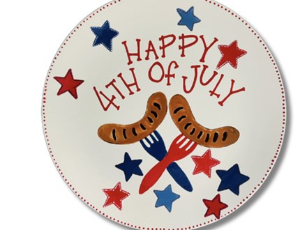 4th of July Celebration Plate