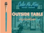 Outside Table Reservation 