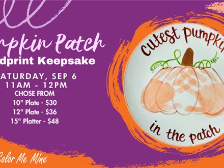 Pumpkin Handprint Keepsake - September 6
