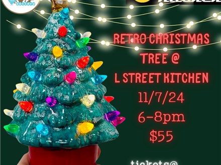 Retro Christmas Tree @ L Street Kitchen