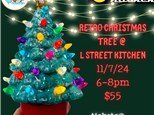 Retro Christmas Tree @ L Street Kitchen