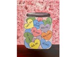 After School Art Club- Candy Heart Canvas- Wed, Feb 9th- 4:30 to 6pm