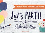 PRIVATE PARTY AT COLOR ME MINE (BEFORE/AFTER HOURS)