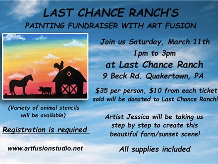 LAST CHANCE RANCH Fundraiser Sat. March 11th 1-3pm SOLD OUT