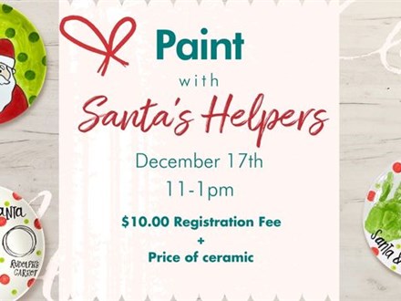 Paint with Santa's Helpers