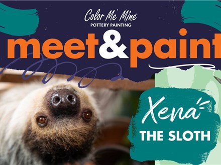 Paint  With Xena the Sloth - July, 19th
